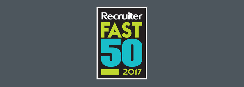 Athona Recruitment speeds into Recruiter magazine’s Fast 50 2017 list