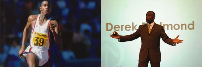 World Champion and Olympic Athlete Derek Redmond motivates the Recruitment Team