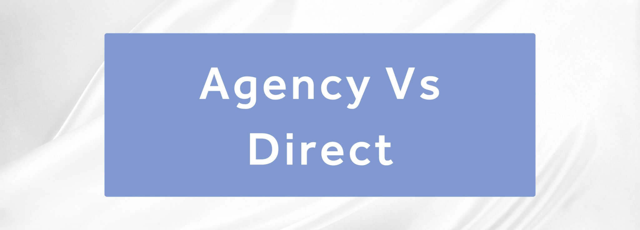 Using an agency vs. Direct applications: Making the right choice